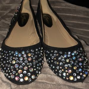 Sparkly flats
